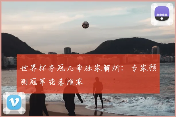 世界杯夺冠几率独家解析：专家预测冠军花落谁家