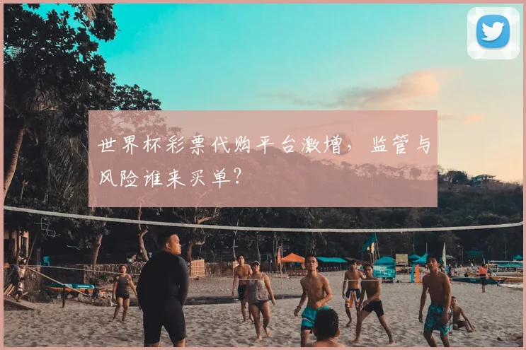 世界杯彩票代购平台激增，监管与风险谁来买单？