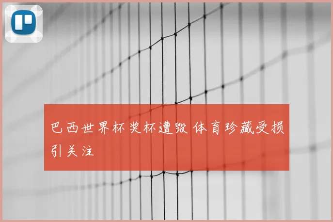 巴西世界杯奖杯遭毁 体育珍藏受损引关注