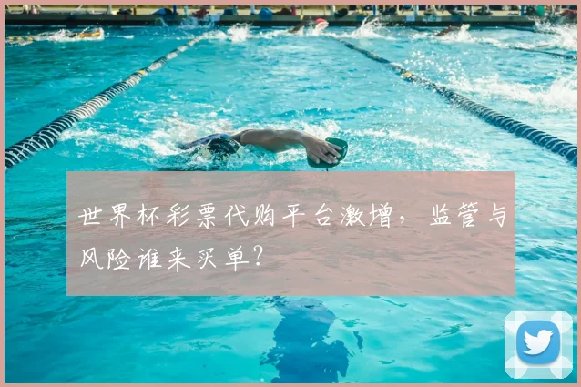 世界杯彩票代购平台激增,监管与风险谁来买单?